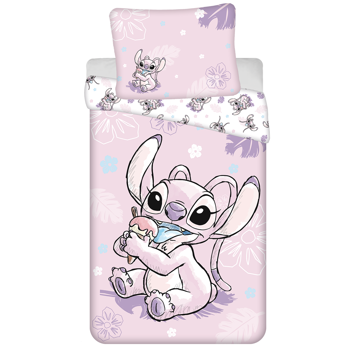 Disney Lilo &amp; Stitch Dekbedovertrek Ice Cream - Katoen