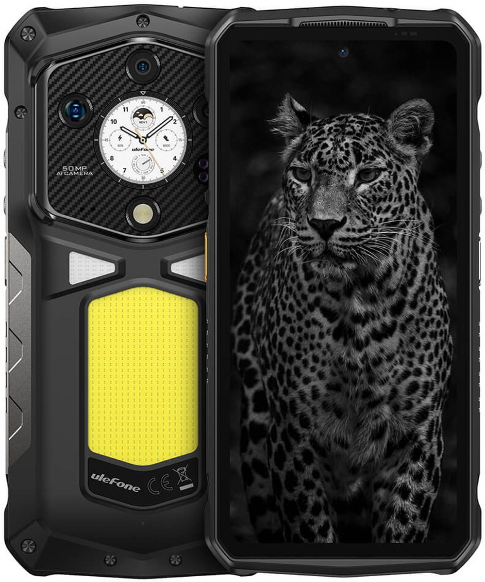 Ulefone Armor 29 Ultra 16,9 cm (6.67") Dual SIM Android 15 5G USB Type-C 16 GB 21200 mAh Zwart