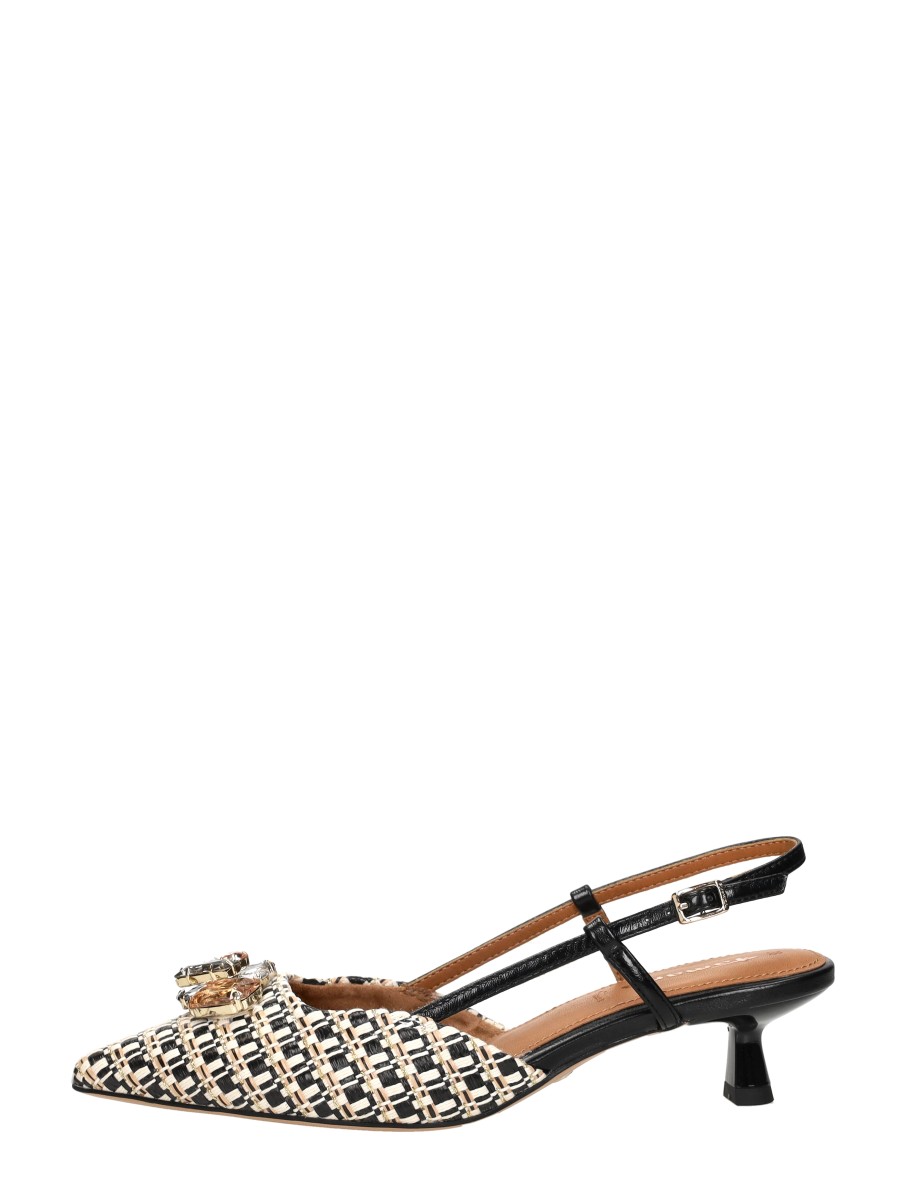 Tamaris - Slingbacks - Zwart