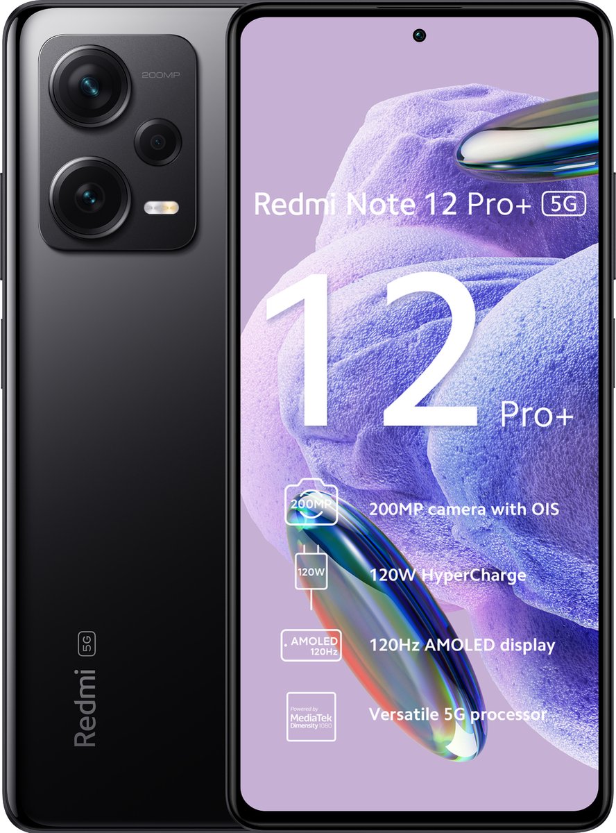 Xiaomi Redmi Note 12 Pro+ 5G - 8GB/256GB - Midnight Black