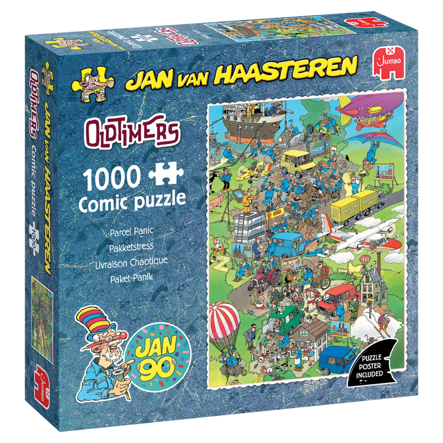 Top1Toys Puzzel an van Haasteren Oldtimer - Pakketstress 1000 stukjes