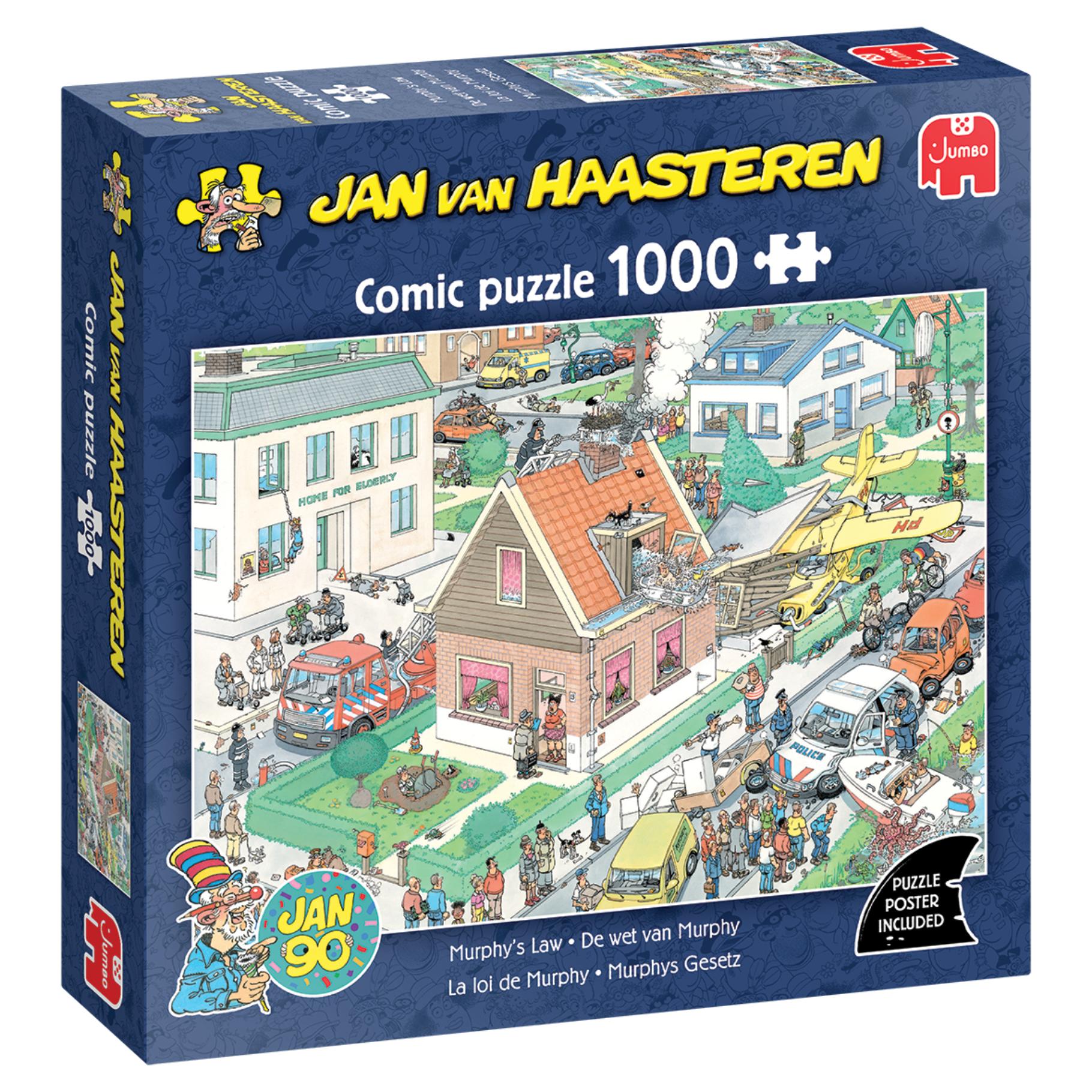 Top1Toys Puzzel Jan van Haasteren - De wet van Murphy 1000 stukjes