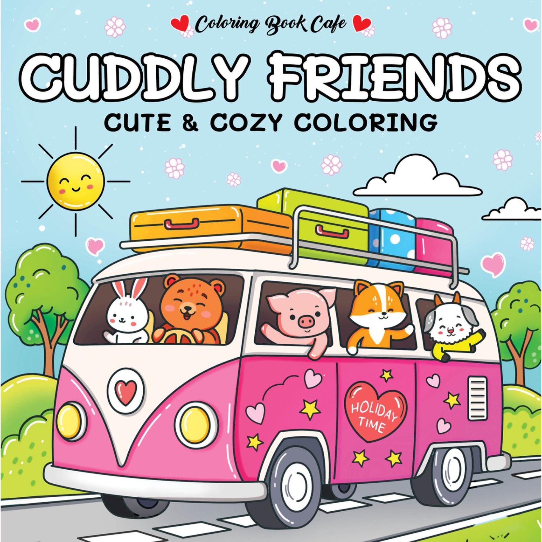 Top1Toys Cute & Cozy Kleurboek Cuddly Friends