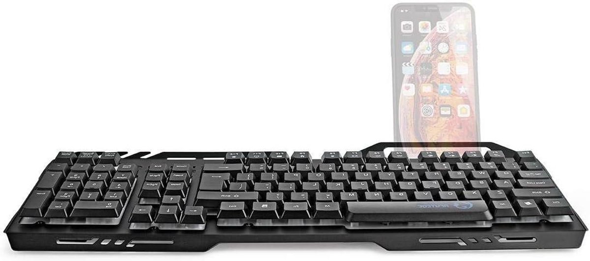 Multimedia USB Toetsenbord - Gaming Toetsenbord - Gamen - Mechanische Keyswitch - 1.5 meter - Zwart