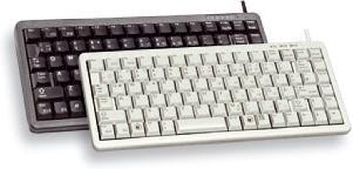 CHERRY Compact keyboard, Combo (USB + PS/2),ES toetsenbord Kantoor USB + PS/2 QWERTY Zwart