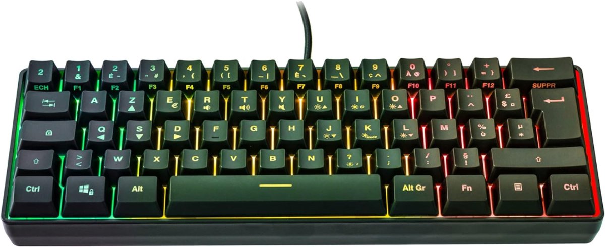 MKSS® Toetsenbord - Frans Keyboard - Zwart
