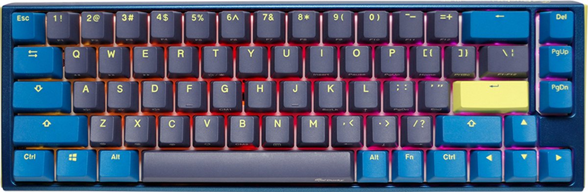 Ducky ONE 3 Daybreak SF RG - Cherry MX Speed Silver - TKL (65%) - US-layout - blauw/grijs