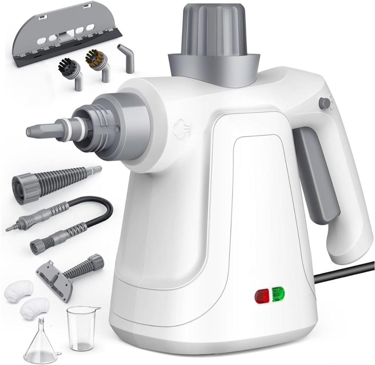 RUX® Stoomreiniger badkamer - Stoomreiniger - Stoomreinigers - Wit/Grijs - 13cm x 24cm x 31cm