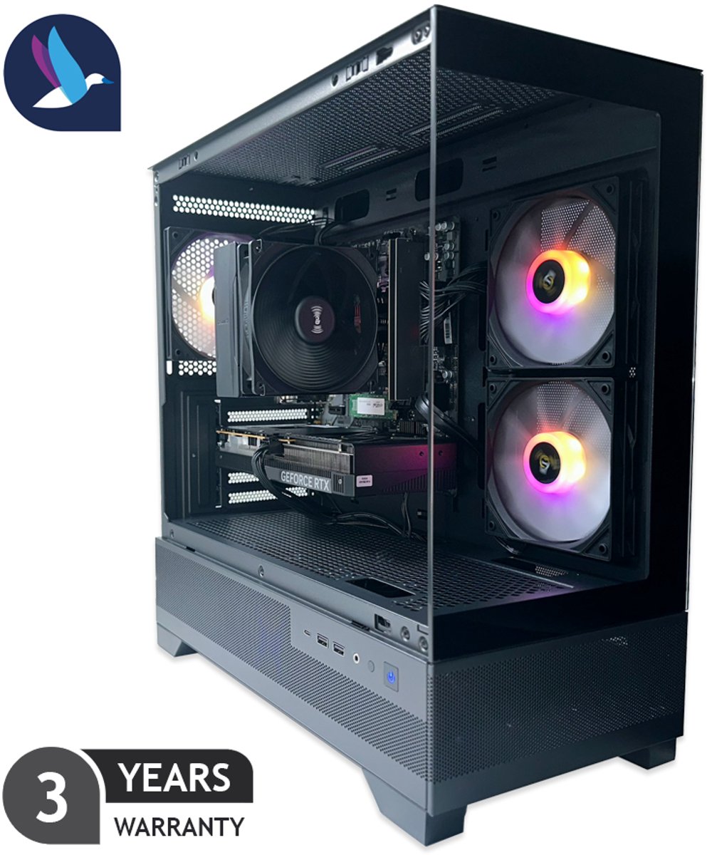 Diamond Gaming PC - AMD Ryzen 7 8700F - NVIDIA RTX 5070 - 32 GB RAM - 1 TB SSD