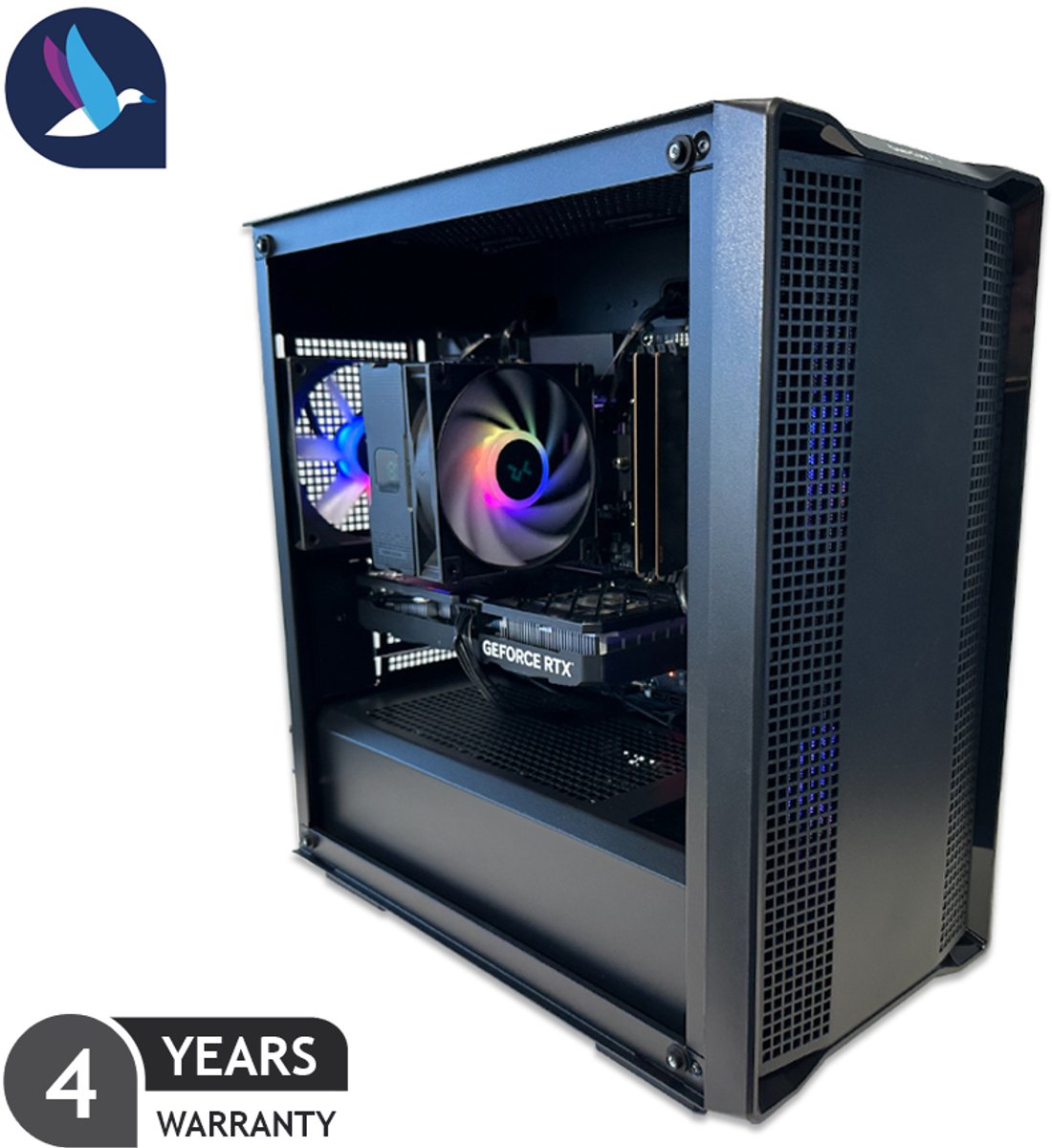 DeepCool VI Gaming PC - Intel Core i9 14900KF - NVIDIA RTX 5070 - 32 GB RAM - 1 TB SSD - WiFi - BT