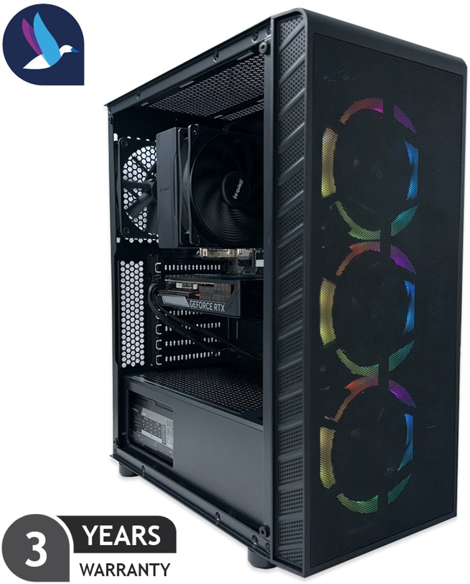 AZZA Prime Gaming PC - AMD Ryzen 7 8700F - NVIDIA RTX 5070 - 32 GB RAM - 1 TB SSD