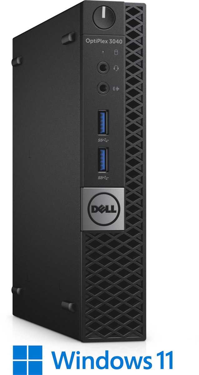 Dell Optiplex 3040 Micro PC - Intel G4400T - 8GB - 240GB SSD - HDMI - DisplayPort - Windows 11