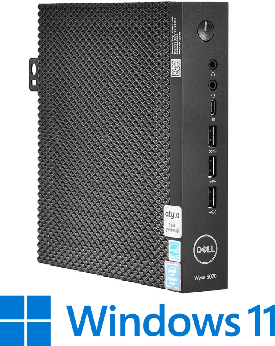 Dell Wyse 5070 Mini Desktop - Intel J4105 - 8 GB - 256 GB SSD - DisplayPort - Windows 11