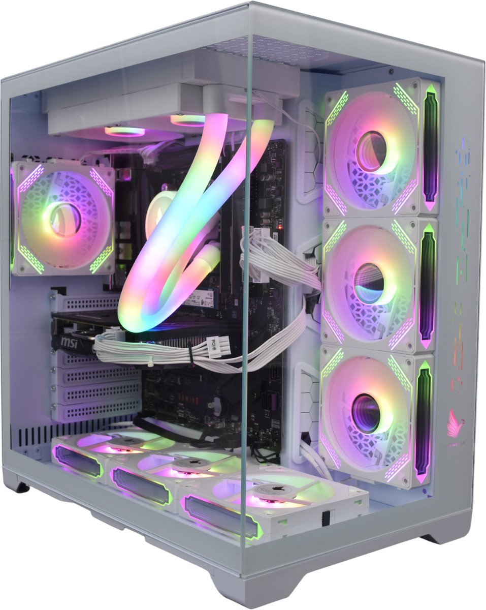 Invincible X White Edition Level 1 / Ryzen 5 8400F / Nvidia RTX 5050 / 32GB Ram DDR5 / 1TB SSD Nvme