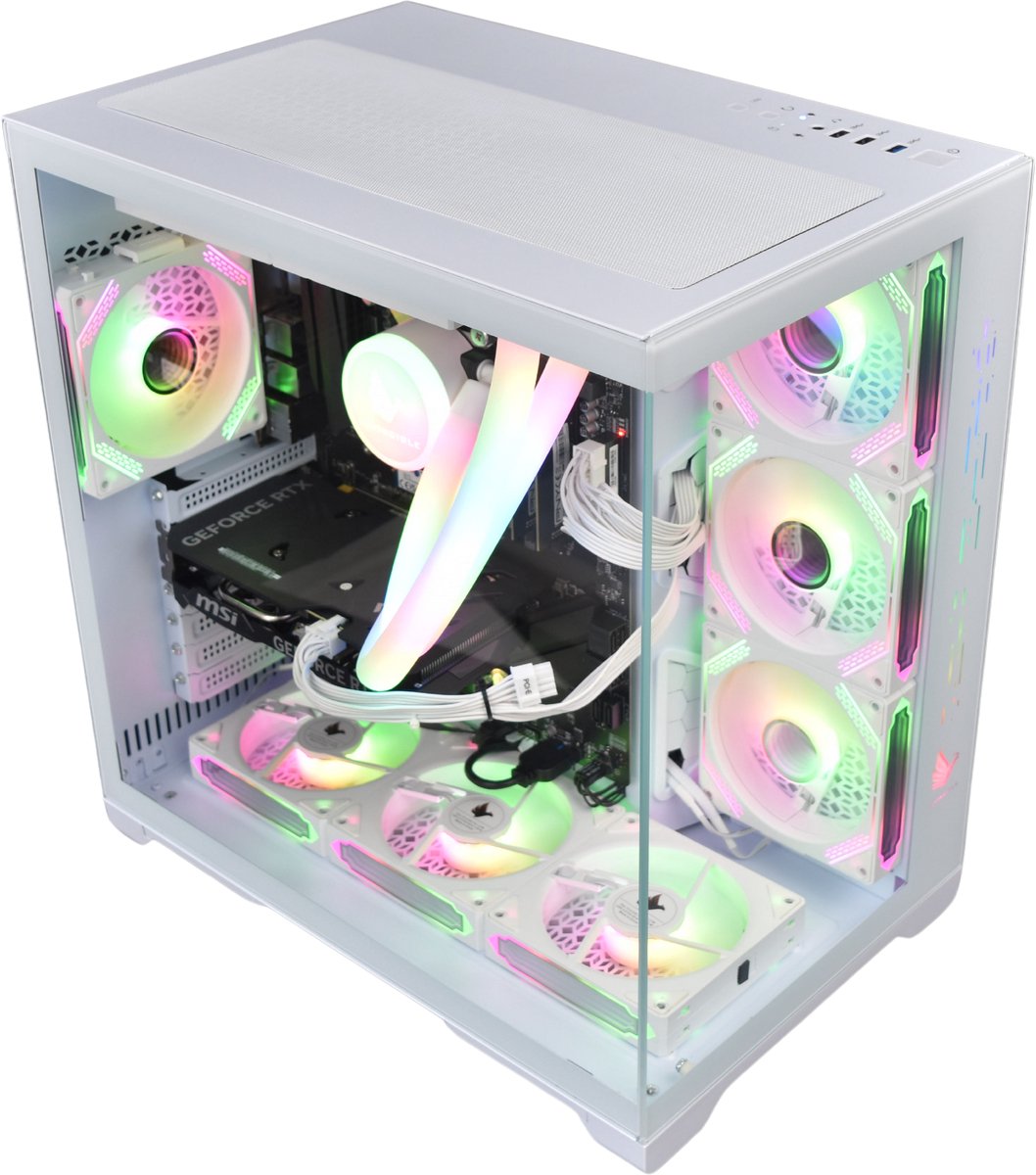 Invincible X White Edition Level 2 / Ryzen 7 8700F / Nvidia RTX 5060 8GB / 32Gb Ram / 1TB SSD Nvme