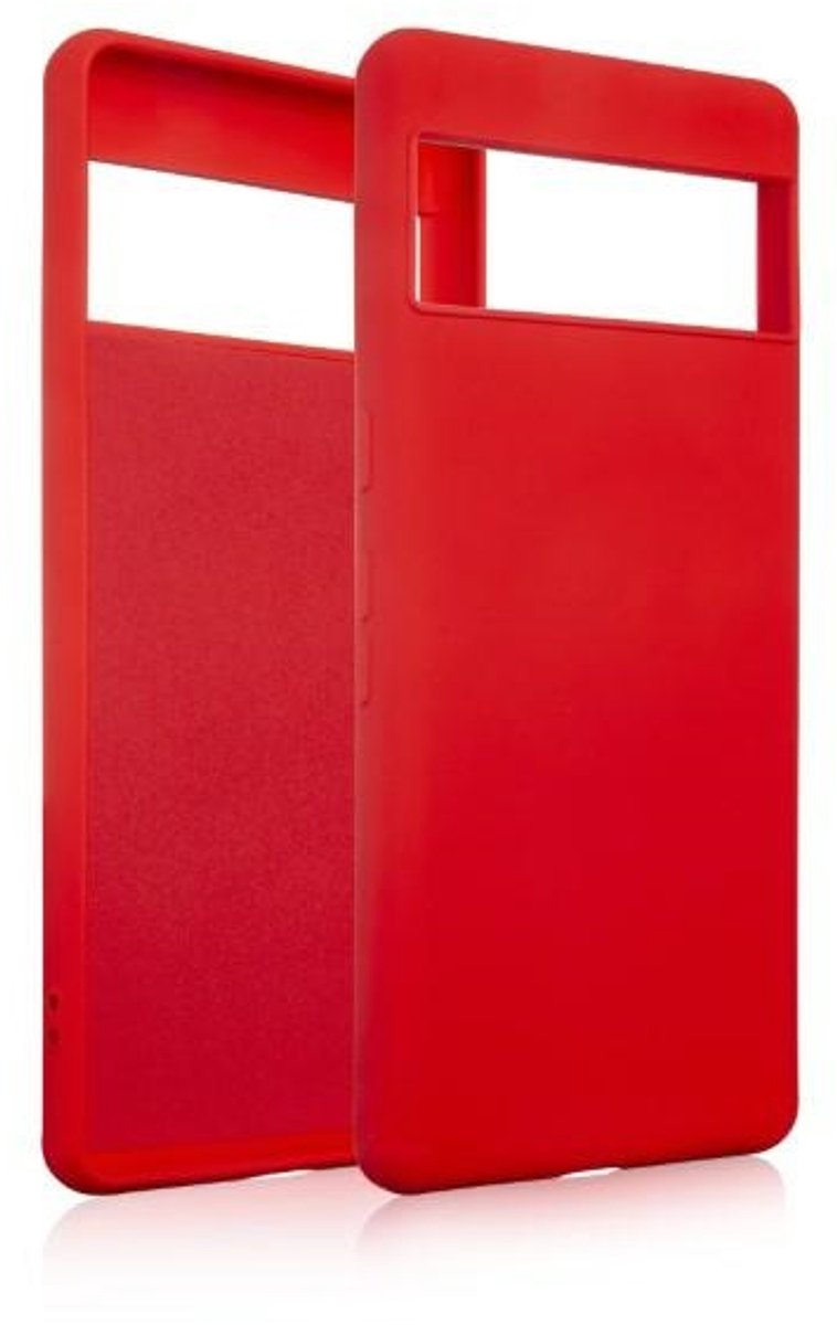 Beline - Siliconen Hoesje - Google Pixel 7 - Rood - Elegant