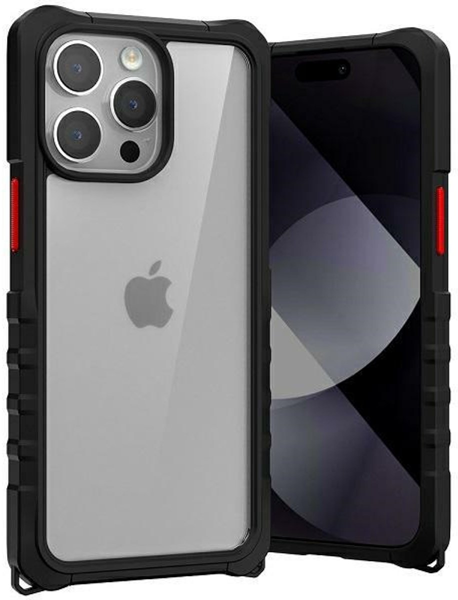 Mercury Bumper Pop - Telefoonhoesje - iPhone 15 Pro - Zwart - Schokbestendig
