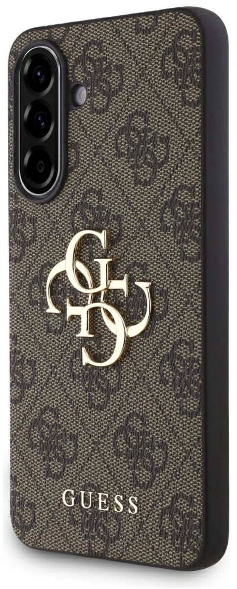 Guess Big 4G Serie - Telefoonhoesje - Bruin - Samsung Galaxy A56 - Eko-leer