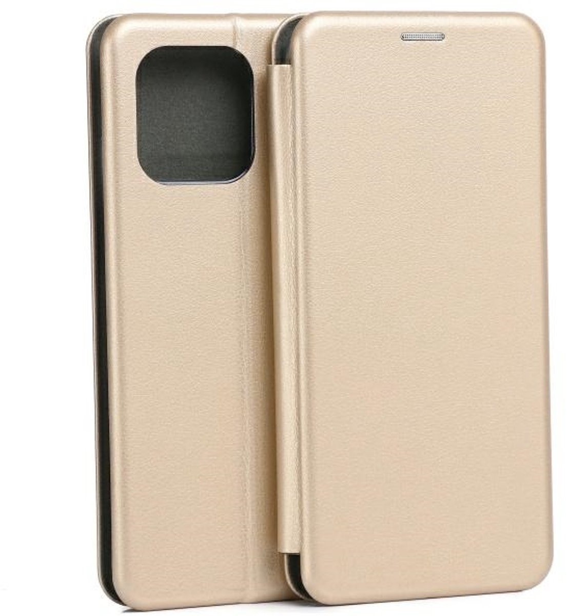 Beline Book Magnetic - Hoesje - Moto G15 - Gouden Kleur - Magnetische Sluiting