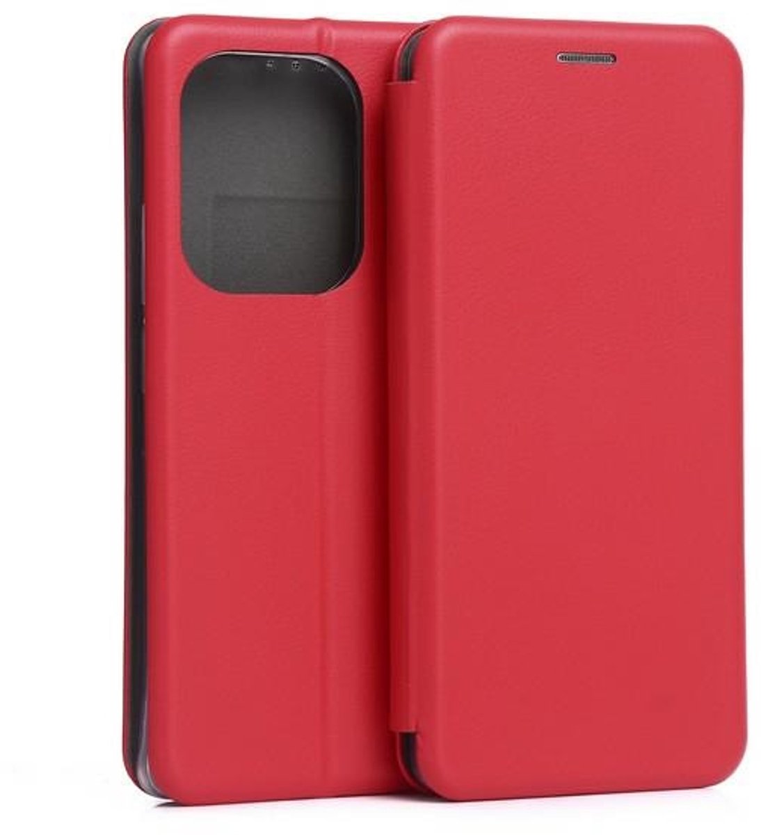 Beline Serie - Smartphone Hoesje - Poco M6 Pro - Magnetische Sluiting - Rood