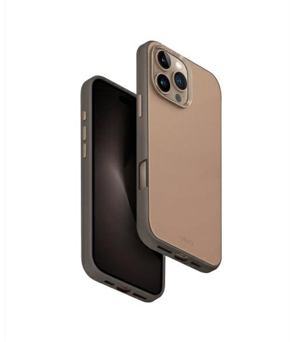 UNIQ Lyden DS - iPhone 16 Pro Max - Brons Grijs - MagSafe - Ergonomisch
