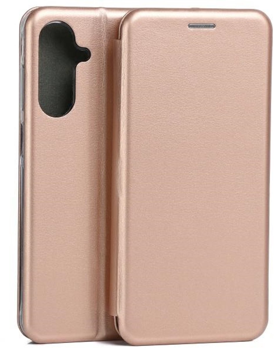 Beline Serie - Boekstijl Hoesje - Samsung A26 5G - Rosegoud - Magneetsluiting