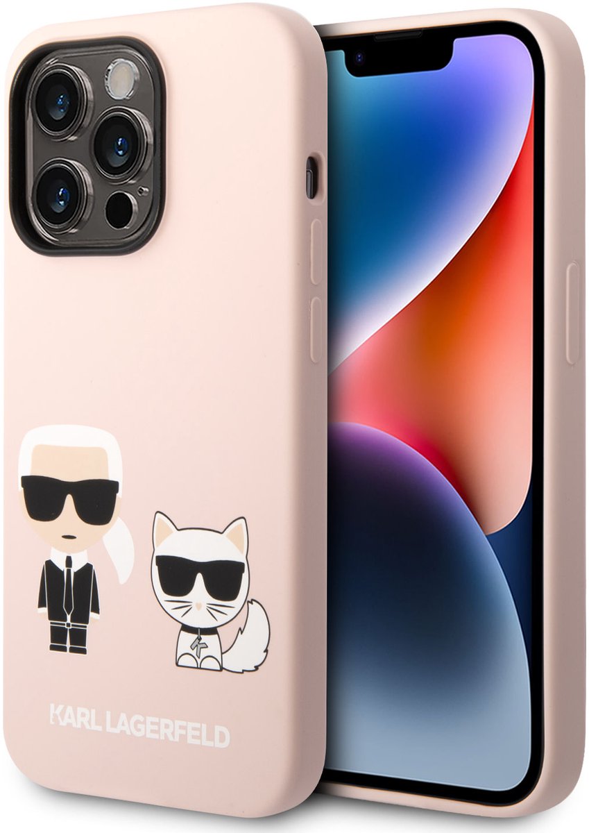 Karl Lagerfeld - iPhone 14 Pro Max Hoesje - MagSafe - Jasroze - Mode en Luxe