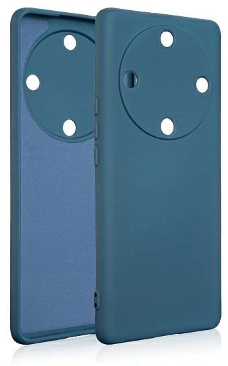 Beline Silicone Serie - Hoesje - Niebieski - Honor Magic5 Lite - Stijlvolle Bescherming