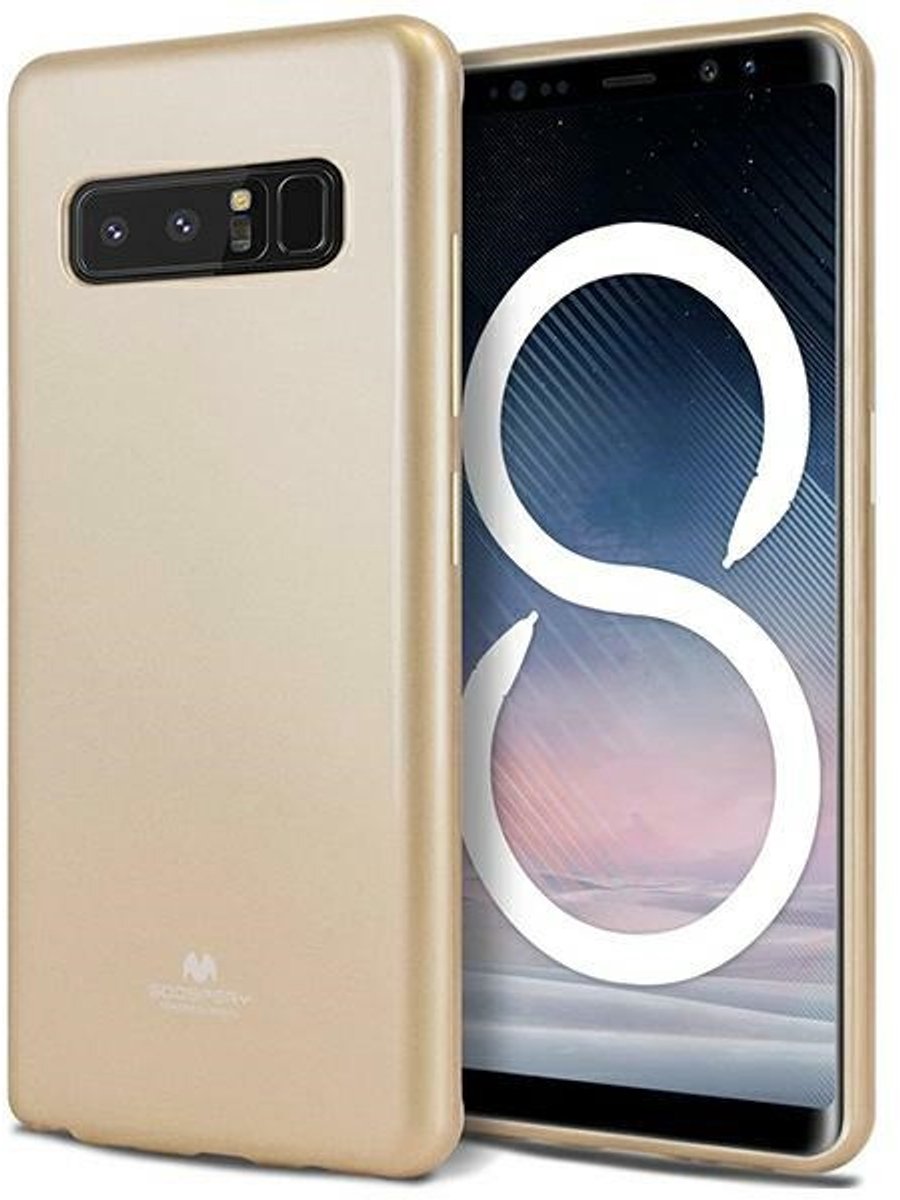 Mercury Jelly Case Serie - Gouden Boekje voor iPhone 14 Pro Max - Hoge Bescherming - TPU Materiaal