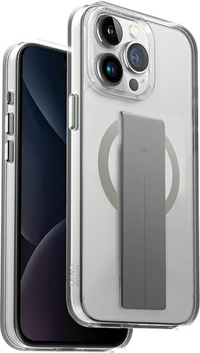 UNIQ Heldro Mag - Transparant Hoesje - iPhone 15 Pro - Magclick Opladen