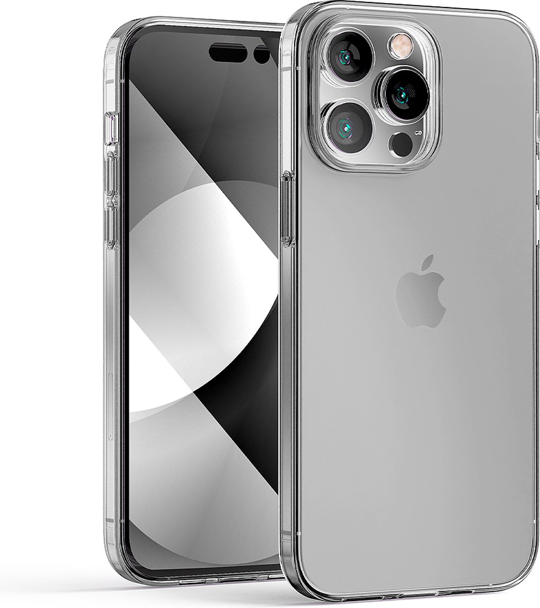 Mercury Jelly Serie - Transparante iPhone 15 Pro Hoesje - Schokbestendig - Antislip