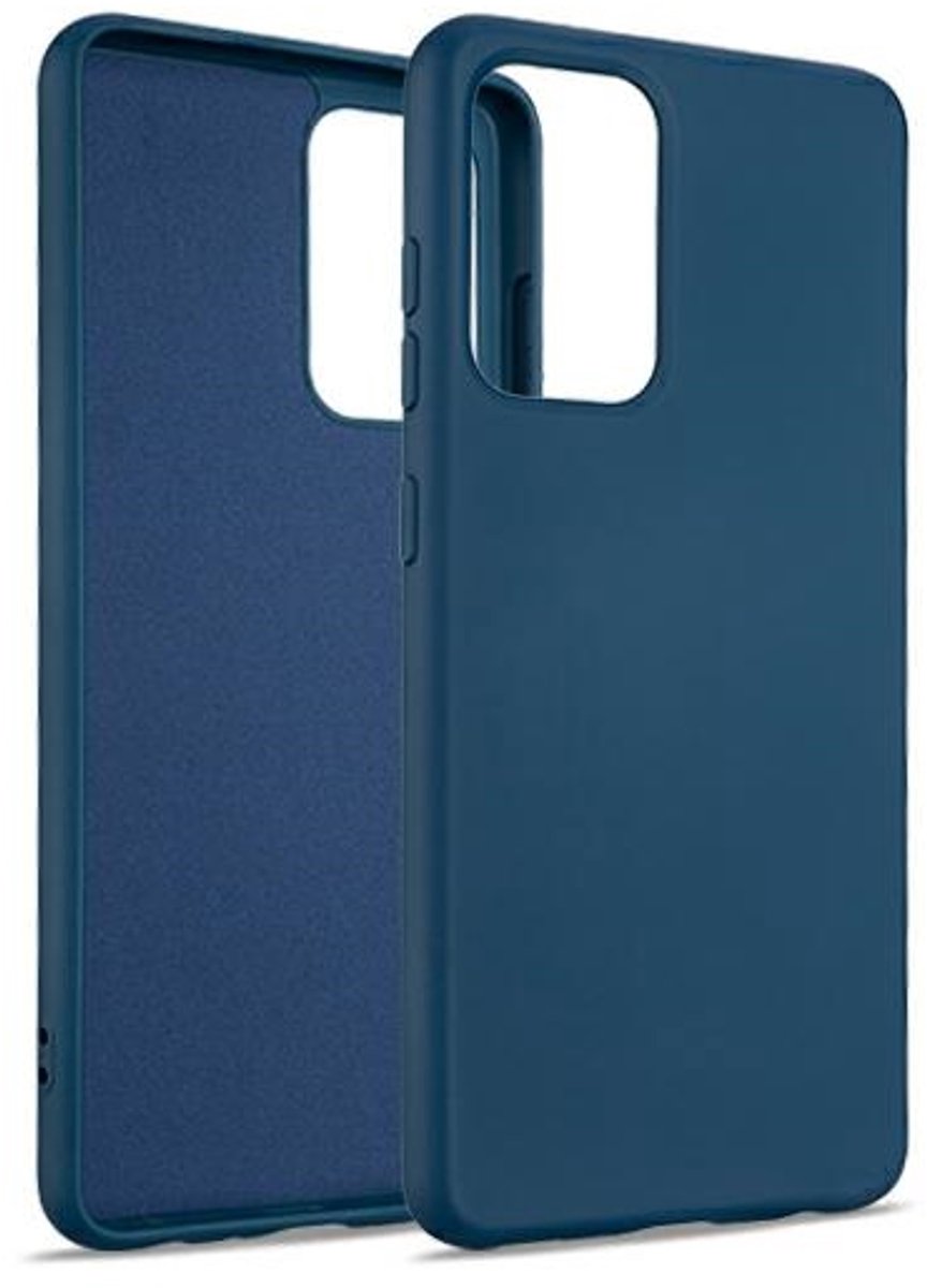 Beline Serie - Siliconen Hoesje - Samsung A13 - Blauw - Elegante Bescherming