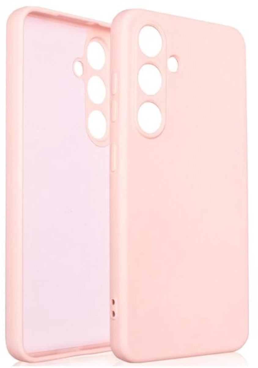 Beline Silicone Serie - Beschermhoes - Różowo-Złoty - Samsung S25 Ultra