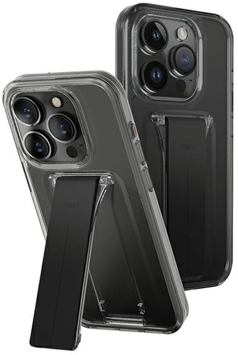 UNIQ Heldro Serie - iPhone 15 Pro Hoesje - Dymny Kleur - Met Standaard