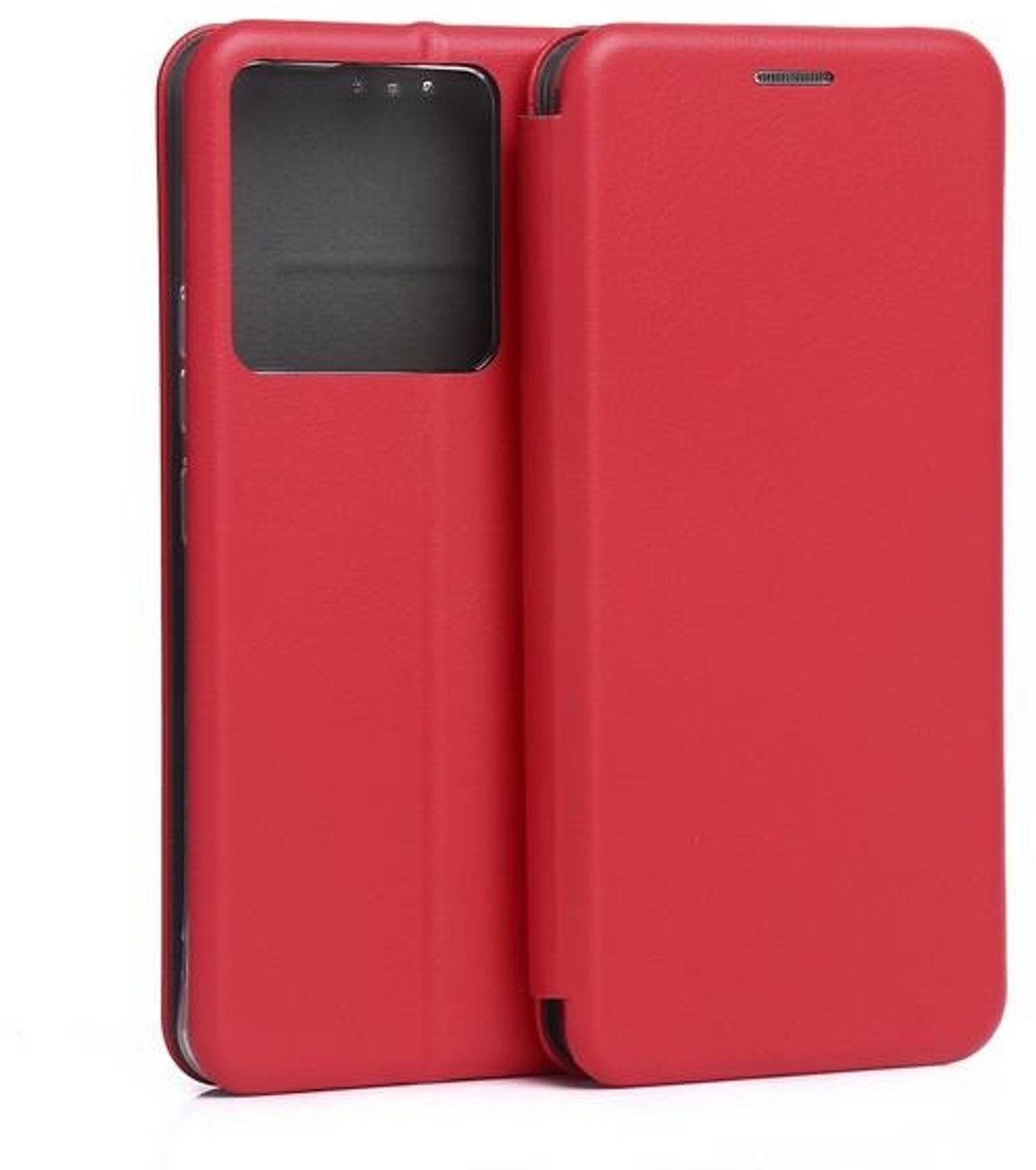 Beline Book Magnetic - Case - Poco X6 - Rode - Magnetische Sluiting - Kaartvakken