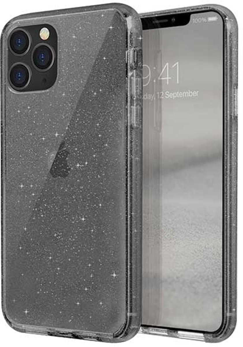 UNIQ LifePro Tinsel - iPhone 11 Pro Hoes - Zwart - Elegante Bescherming
