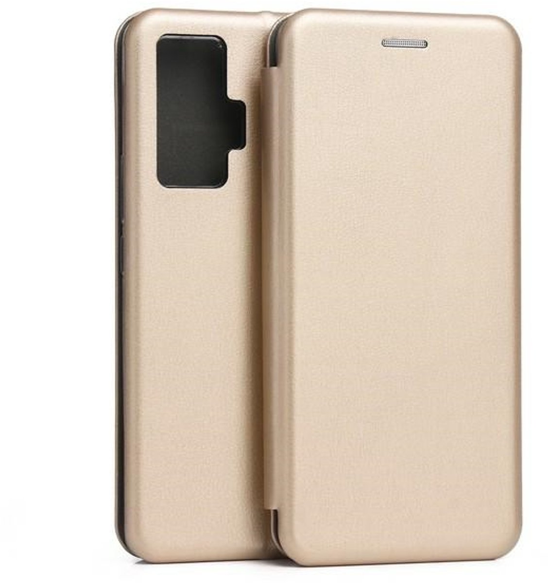 Beline Vivo X51 Serie - Luxe Boek Magnetisch Etui - Goudkleur - Magnetisch Sluiting