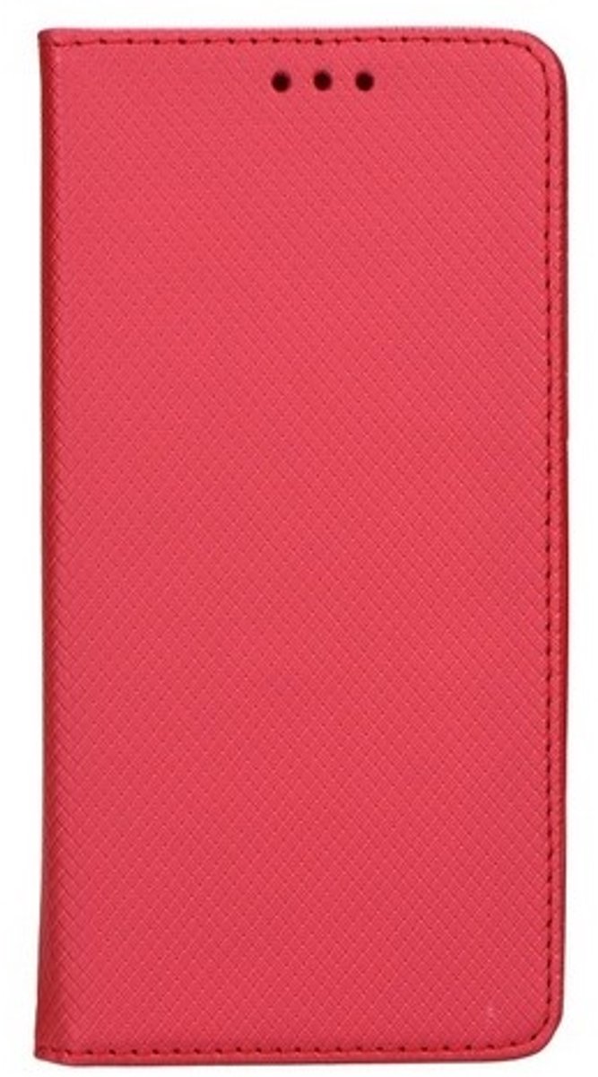No name Serie - Hoesje met Flap - Samsung S21 Ultra - Rood - Magneetsluiting