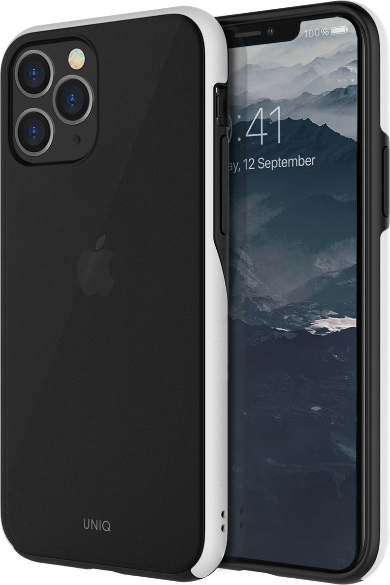 UNIQ Vesto Hue - iPhone 11 Pro Hoesje - Stijlvol - Beschermend - Wit