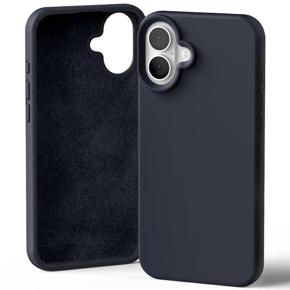 Mercury Silicone Serie - iPhone 16 Plus Hoes - Granat - Silicoon Bescherming
