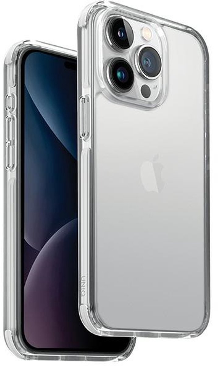 UNIQ Combat Serie - Beschermhoes - iPhone 15 Pro Max - Luxe Wit - Schokbestendig
