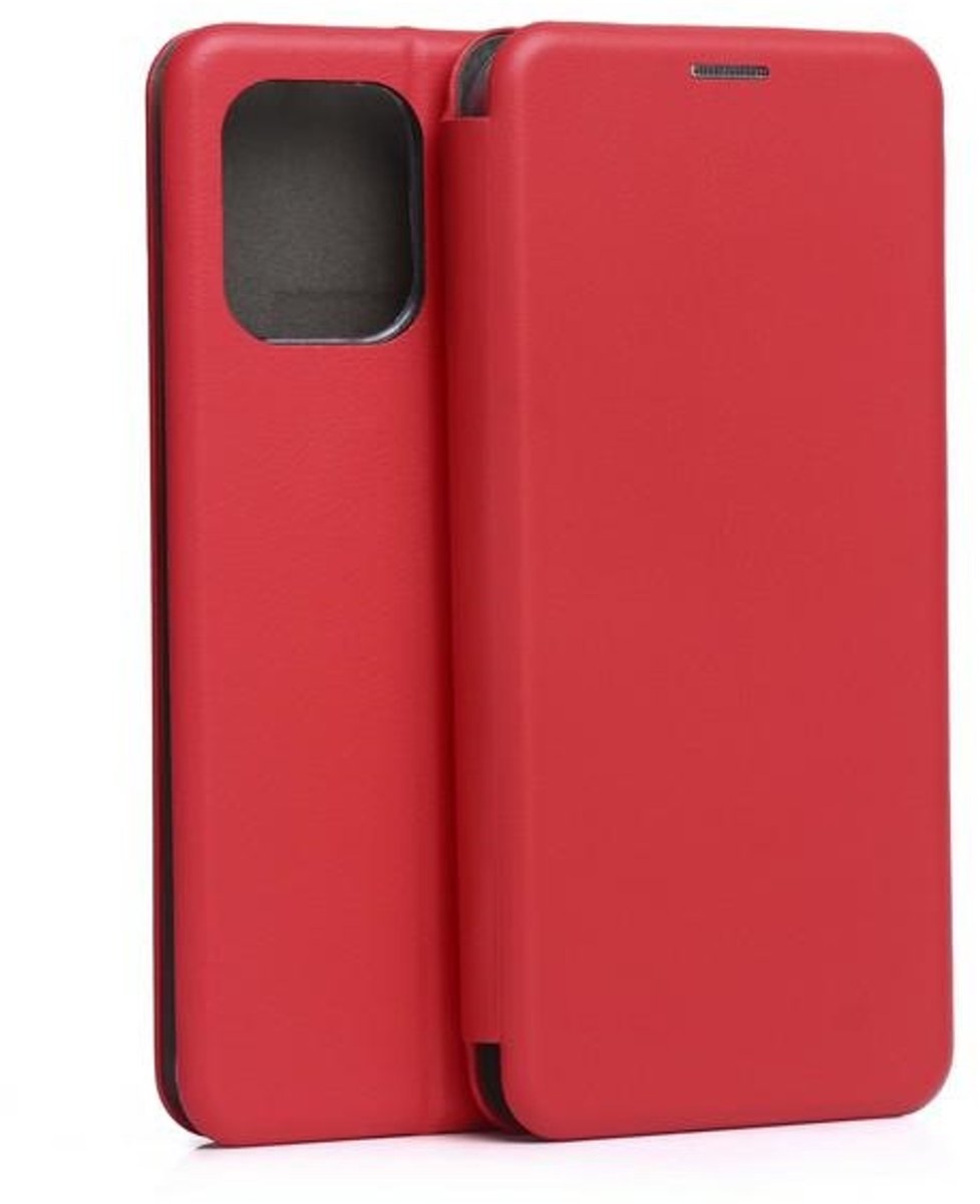 Beline - Book Magnetic Serie - Hoesje - Xiaomi Redmi 12 - Czerwone - Magnetisch Slot - Standfunctie