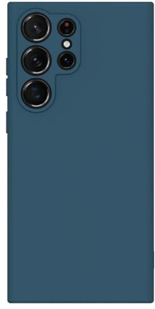 Beline - Silicone Hoesje - Galaxy S23 Ultra - Blauw