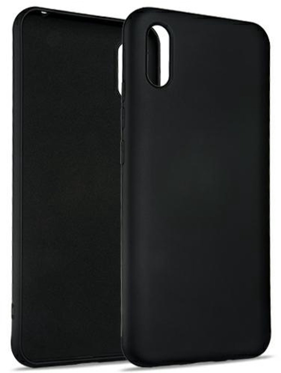 Beline Serie - Siliconen Hoes - Xiaomi Redmi 10A - Zwart - Hoogwaardige Bescherming