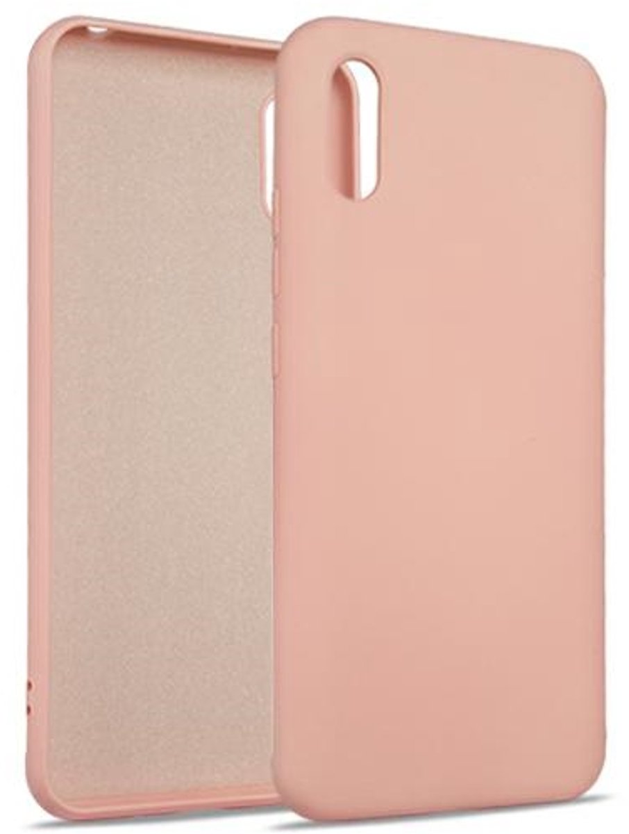 Beline Xiaomi Redmi 10A - Silicone Hoes - Roze-Goud - Precieze Uitsparingen - Hoogwaardige Kwaliteit
