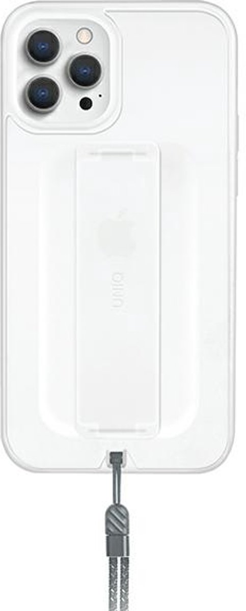 UNIQ Heldro Serie - Antimicrobieel Hoesje - iPhone 12 - Wit - FlexGrip