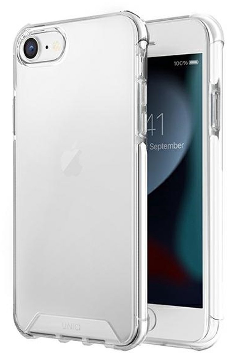 UNIQ Combat Serie - iPhone SE 2022 Hoesje - Wit - Shockabsorberende Technologie