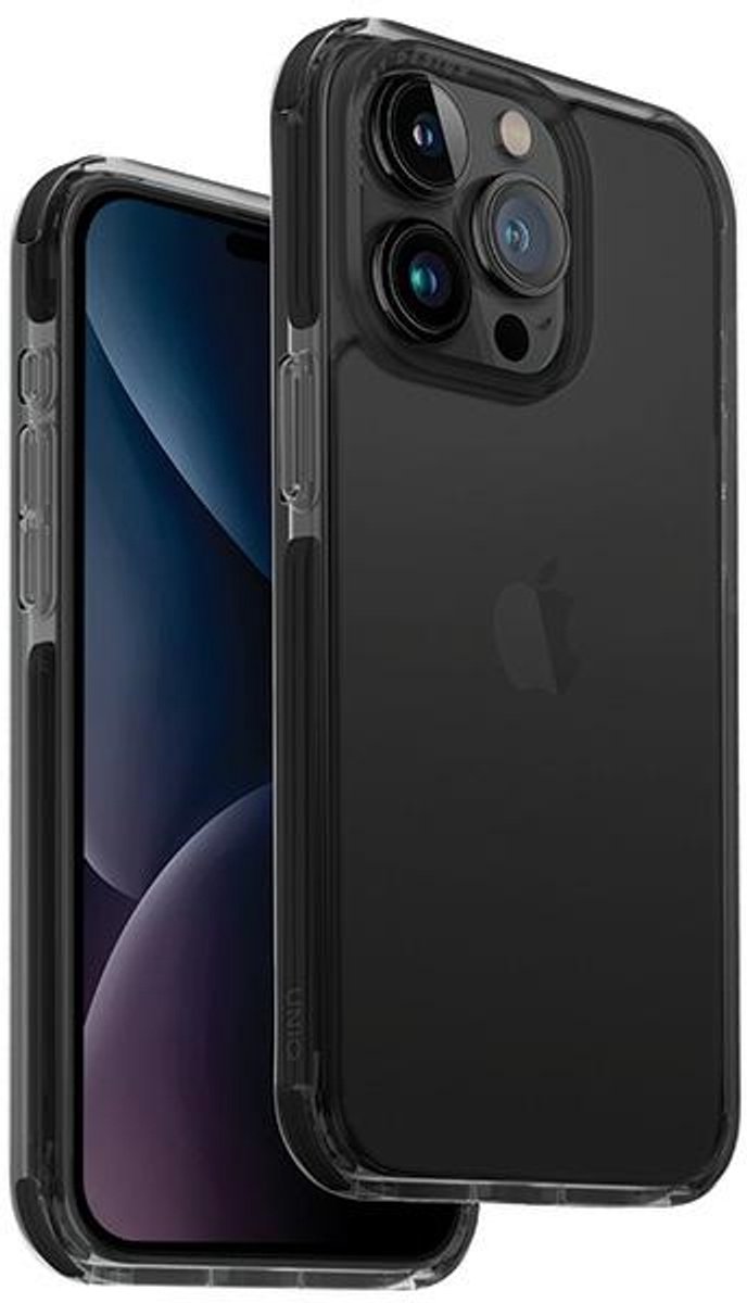 UNIQ Combat Serie - Beschermende Case - iPhone 15 Pro - Zwart - Valbestendig