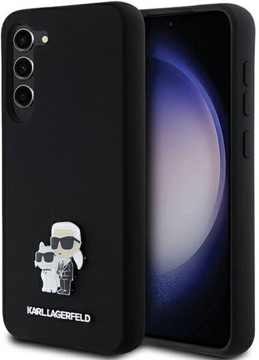 Karl Lagerfeld - Serie Karl&Choupette - Hardcase - iPhone 13 - Zwart