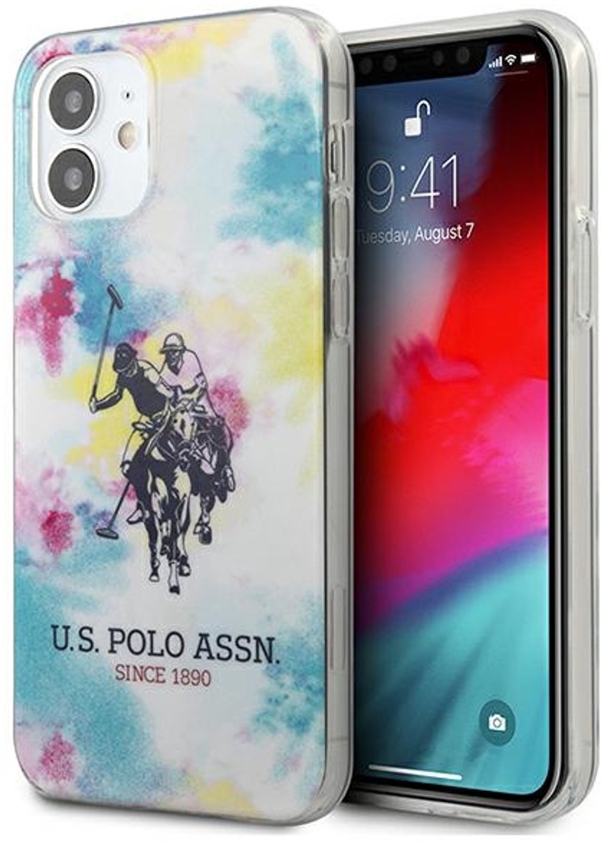 U.S. Polo Assn. Tie & Dye Serie - Beschermhoes - Kleurrijk - Uniek Design